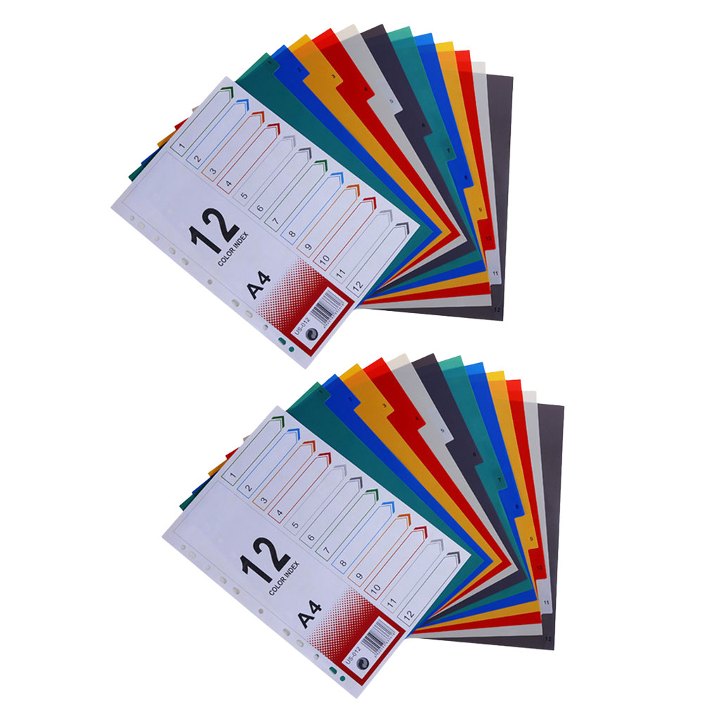 Tab Divider A4 - 2 Adet A4 Boyutunda Ekstra Geniş