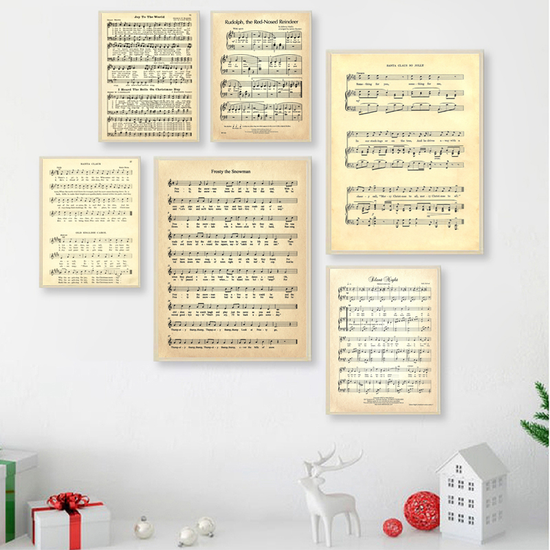 Ink Blotter Paper - NOEL CAROLS Notalar Posterler ve Baskılar