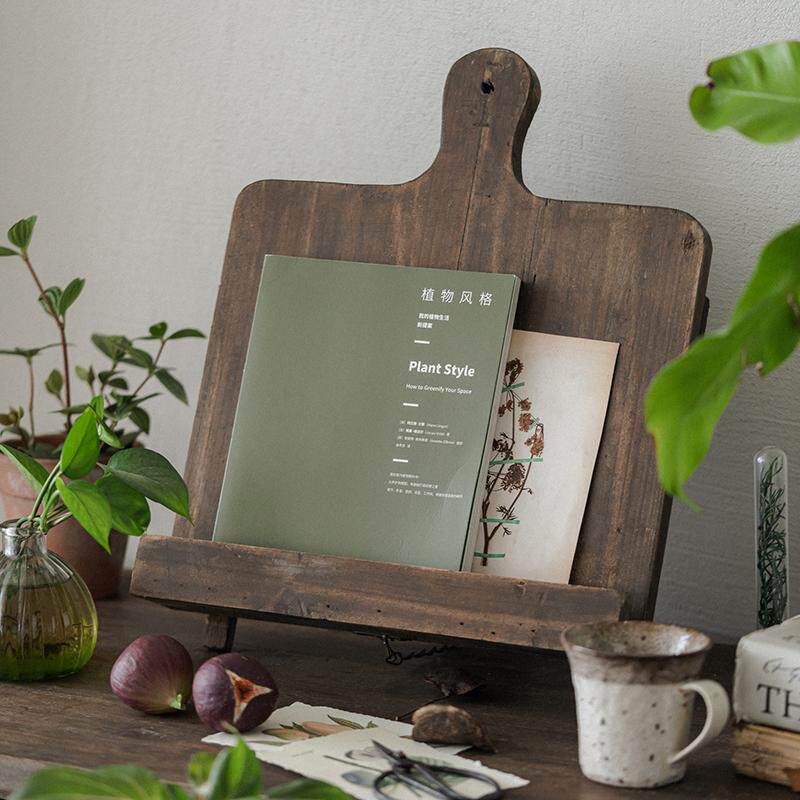 Retro Masif Ahşap Kitap Dergi  - Magazine Holder Rack incelemesi ve fiyatı