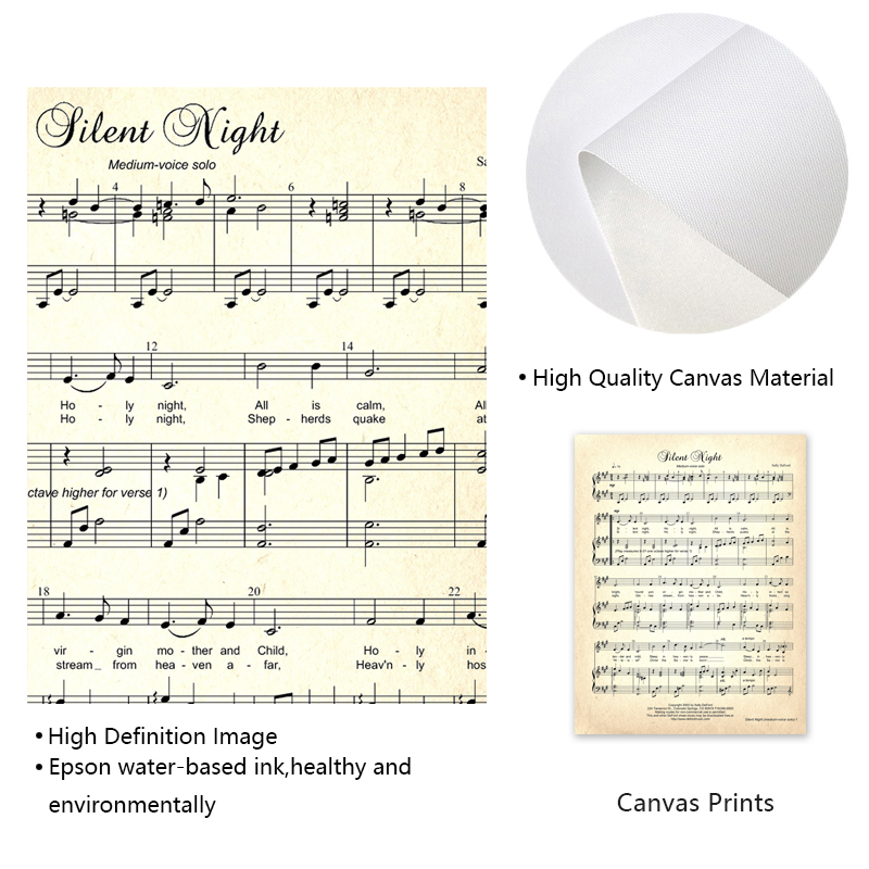 NOEL CAROLS Notalar Posterler  - Ink Blotter Paper incelemesi ve fiyatı